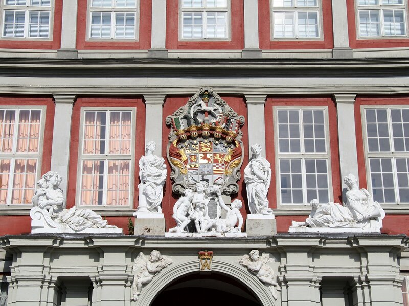 Portal des Schlosses Wolfenbüttel.